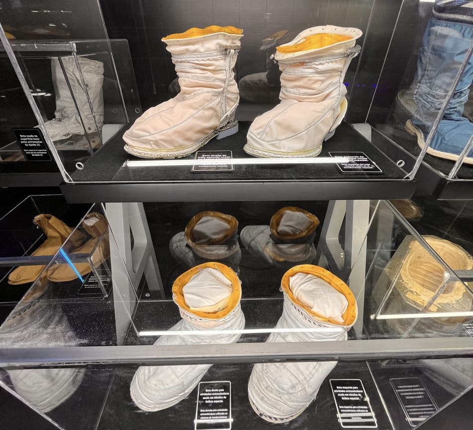 Botas utilizadas em missões espaciais
