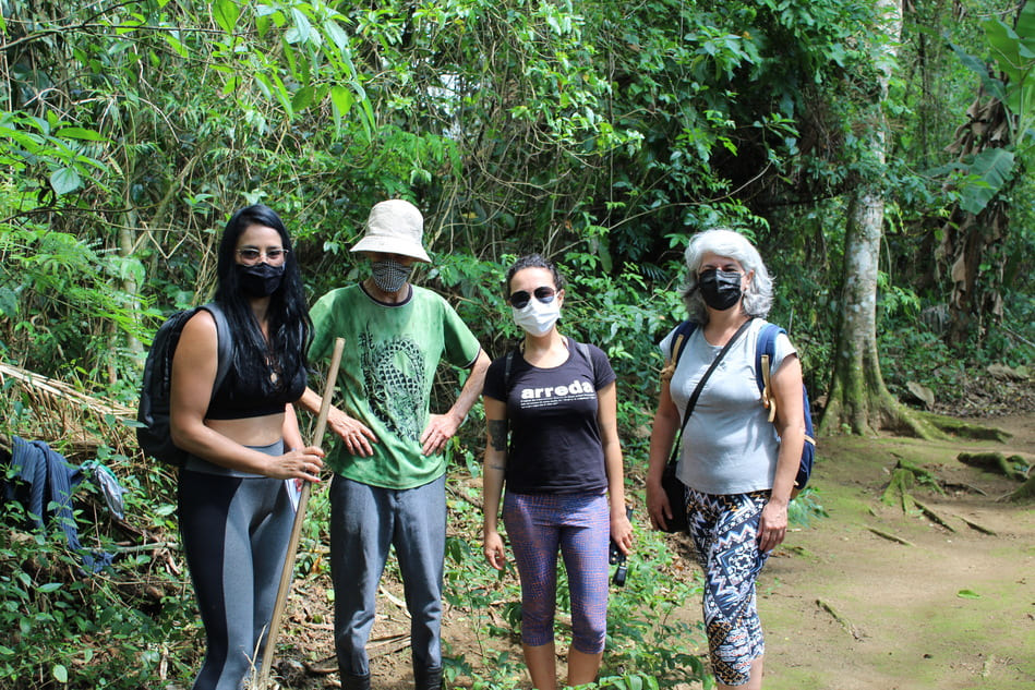 Seu Américo cuida da Trilha do Caminho do Ouro