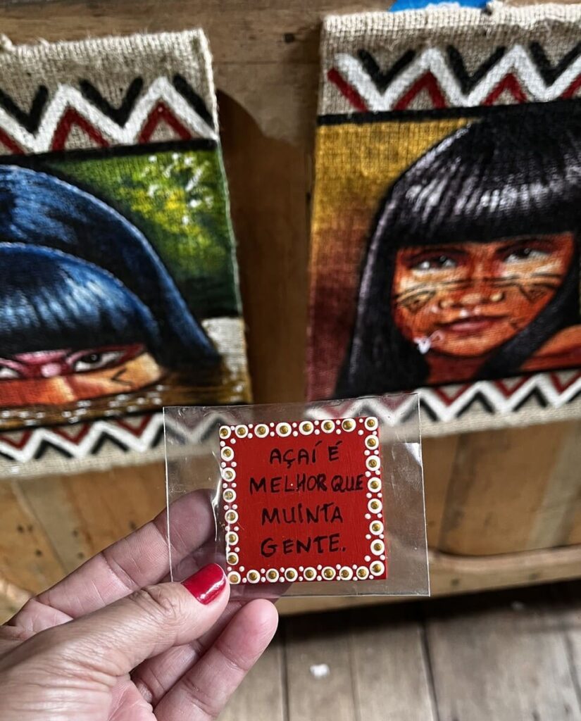 Produtos vendidos na loja do Ygara Artesanal & Turismo 