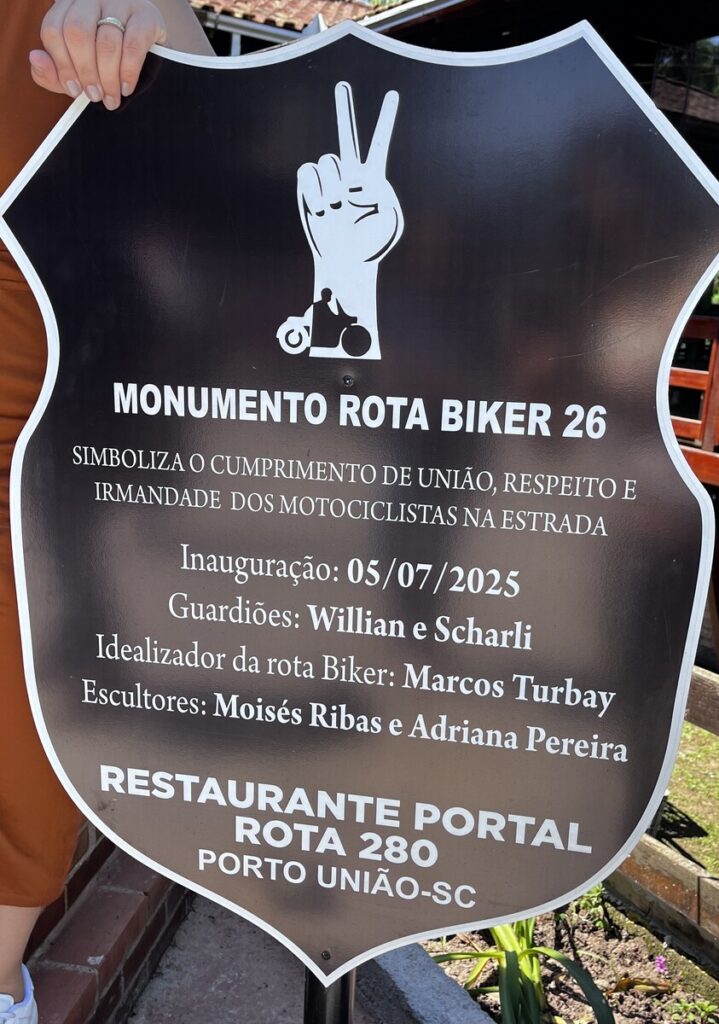 Monumento Rota Biker 26 - Porto União